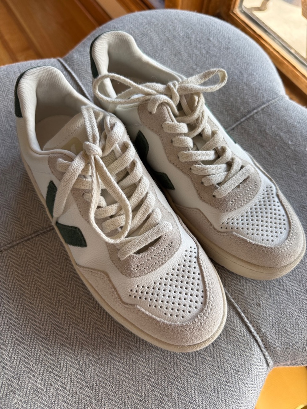 Veja V-90 Leather sneakers